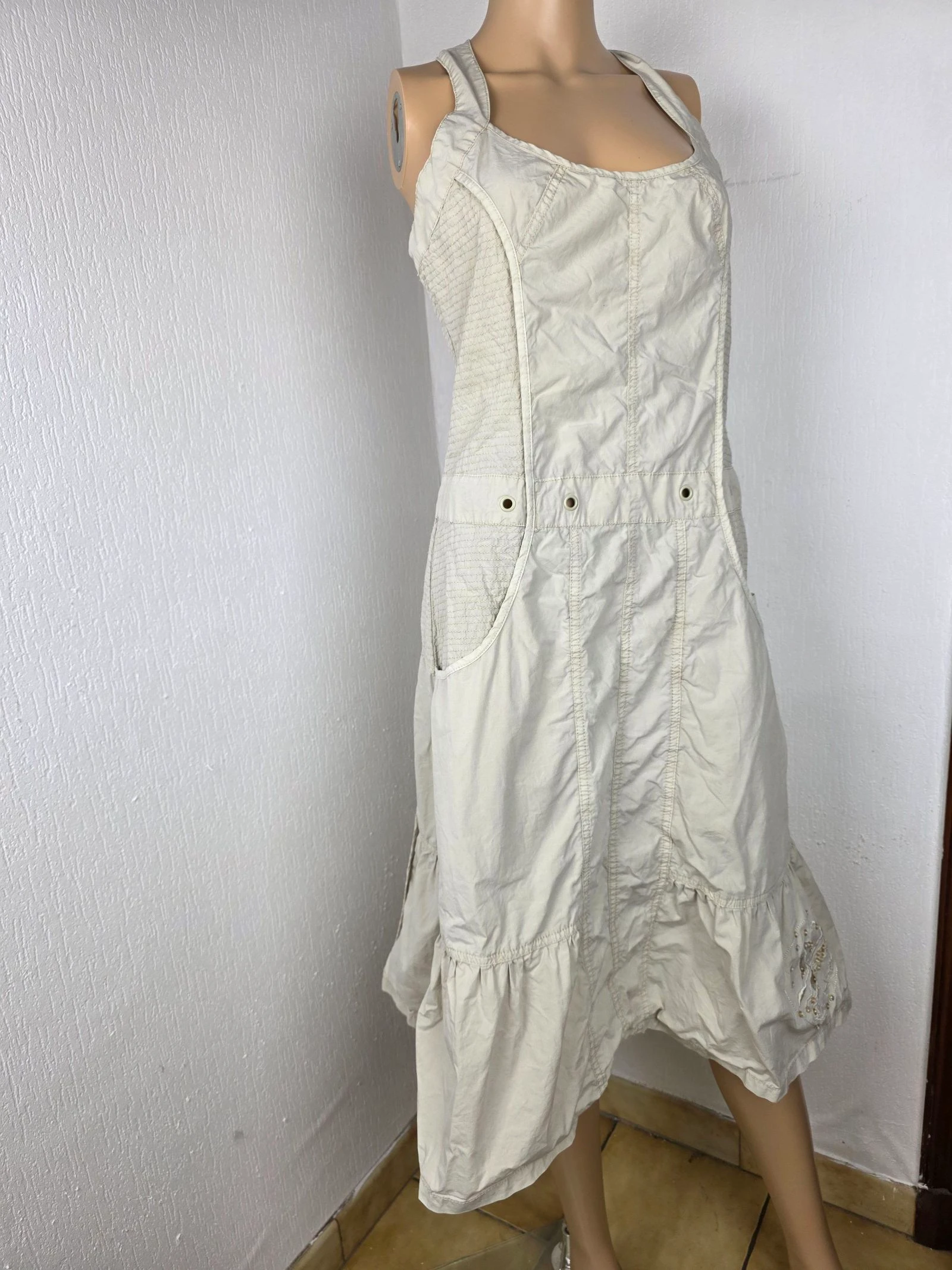 Robe safari cottagecore fairycore aesthetic sequins vintage y2k taille 38/40
